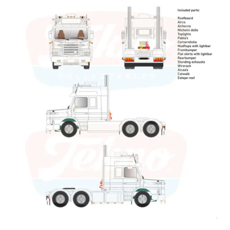 Byggsats Scania torped 143a